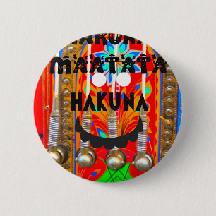 Macaron Rond 5 Cm Samba couleurs du carnaval Hakuna Matata blings.pn