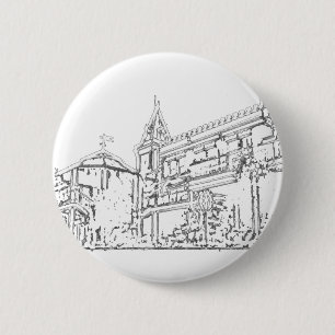Macaron Rond 5 Cm San Francisco 1986 art Le MUSÉE Zazzle Dessin