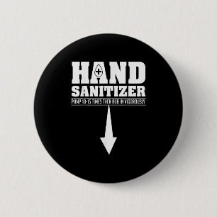 Macaron Rond 5 Cm Sanitizer à la main Funny Sarcastique Adulte Humou