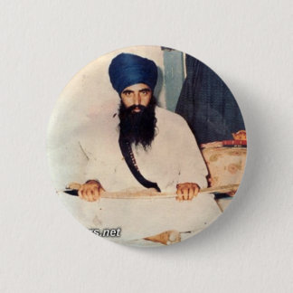 Macaron Rond 5 Cm Sant Jarnail Singh Ji Khalsa Bhindranwale