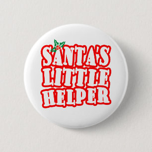 Macaron Rond 5 Cm Santas Little Helper