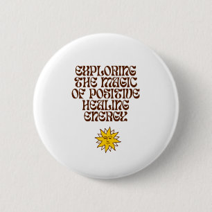 Macaron Rond 5 Cm Santé mentale S - Sticker artistique motivationnel