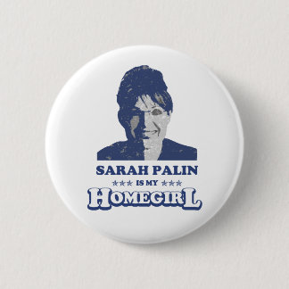 MACARON ROND 5 CM SARAH PALIN EST MON HOMEGIRL