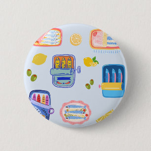 Macaron Rond 5 Cm Sardines et citrons