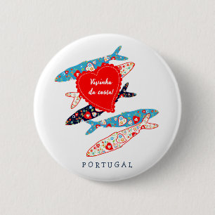 Macaron Rond 5 Cm Sardines portugaises