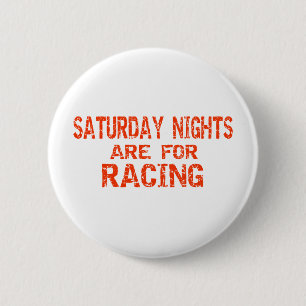 Macaron Rond 5 Cm Saturday Nights Are For Racing