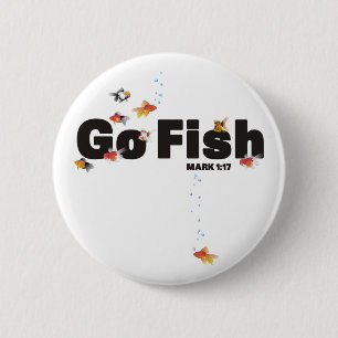 Macaron Rond 5 Cm Sautent le bouton de poissons