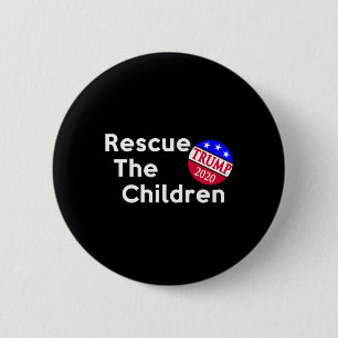 Macaron Rond 5 Cm Sauver les enfants Élection présidentielle Trump
