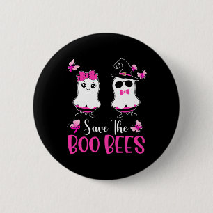 Macaron Rond 5 Cm Sauvez le Boo Bees Amusant Salle de sensibilisatio