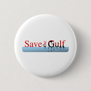 Macaron Rond 5 Cm Sauvez le Golfe