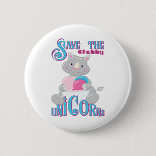 Macaron Rond 5 Cm Save the Chubby Unicorns-RTLXg
