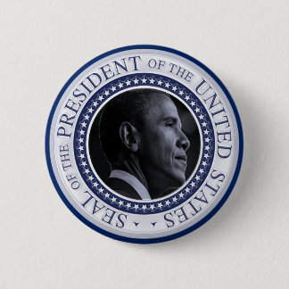 Macaron Rond 5 Cm Sceau présidentiel de Barack Obama