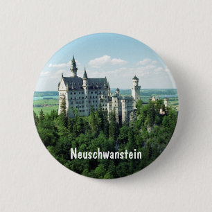 Macaron Rond 5 Cm Schloss Neuschwanstein