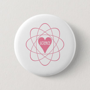 Macaron Rond 5 Cm Science Heart cadeau valentine