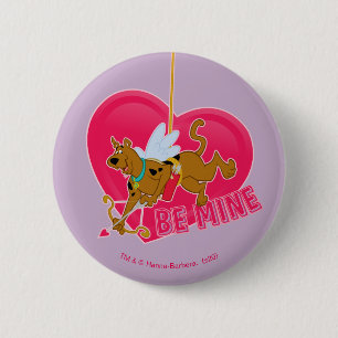 Macaron Rond 5 Cm Scooby-Doo Cupid - Soyez mien