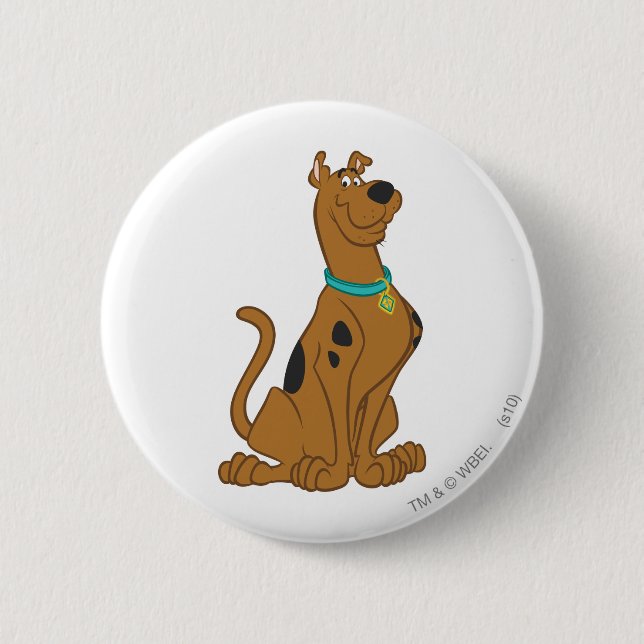Macaron Rond 5 Cm Scooby-Doo Cuter Plus que mignonne (Devant)