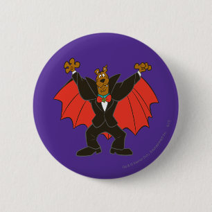 Macaron Rond 5 Cm Scooby Dracula