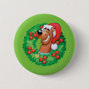 Macaron Rond 5 Cm Scooby en couronne
