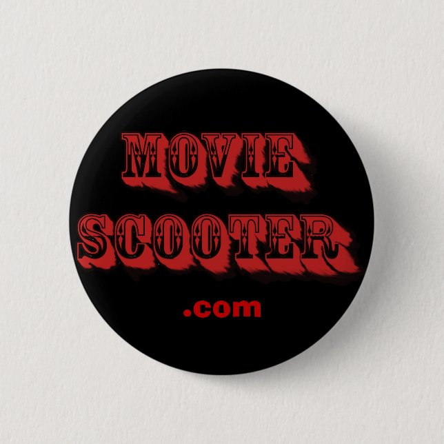Macaron Rond 5 Cm Scooter de bouton (Devant)