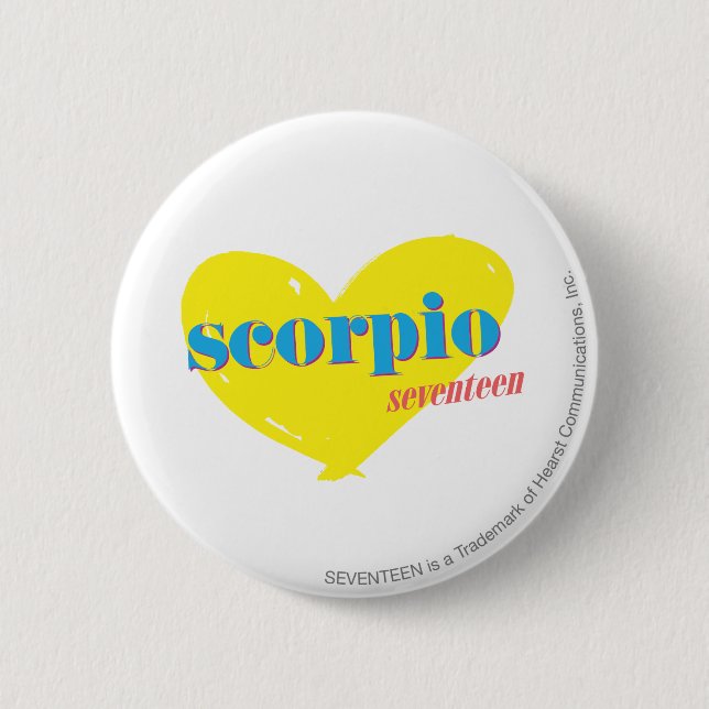 Macaron Rond 5 Cm Scorpio 3 (Devant)