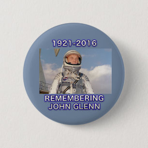 Macaron Rond 5 Cm Se rappeler le bouton de John Glenn