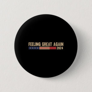 Macaron Rond 5 Cm Se sentir à nouveau génial Trump 2024 