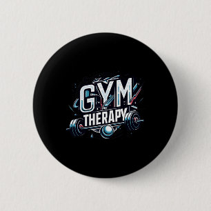 Macaron Rond 5 Cm Séance de thérapie de gym - Bodybuilding Fitness L