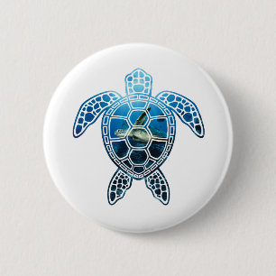 Macaron Rond 5 Cm seaturtle-2
