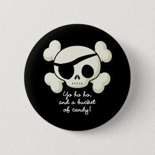 Macaron Rond 5 Cm Seau de pirate de sucrerie