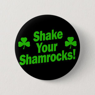 Macaron Rond 5 Cm Secouez Vos Shamrocks !