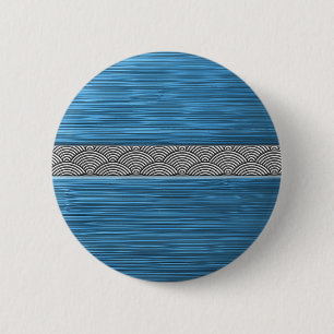 Macaron Rond 5 Cm seigai turquoise
