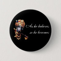 Seigneur Krishna peint à la main