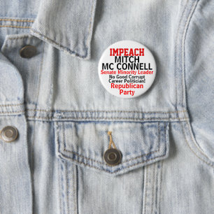 Macaron Rond 5 Cm Sénat Mc Connell républicain MODIFIER Nom Détails