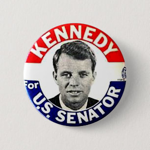 Macaron Rond 5 Cm Sénateur de RFK - bouton