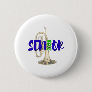 Macaron Rond 5 Cm Senior 2020 - Mellophone