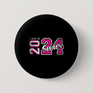 Macaron Rond 5 Cm Senior 2024 Class Of 2024 Seniors Graduation 2024