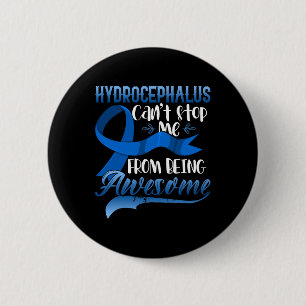 Macaron Rond 5 Cm Sensibilisation à l'hydrocéphalie Hydrocéphalie Gu
