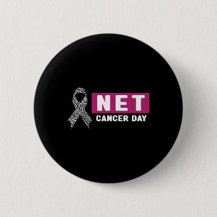 Macaron Rond 5 Cm Sensibilisation au cancer neuroendocrinien - World
