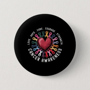 Macaron Rond 5 Cm Sensibilisation au cancer Tous les cancers compten