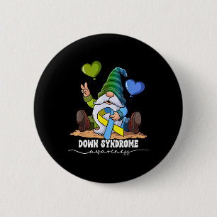 Macaron Rond 5 Cm Sensibilisation au syndrome de Down _1