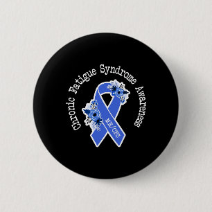 Macaron Rond 5 Cm Sensibilisation au syndrome de fatigue chronique M
