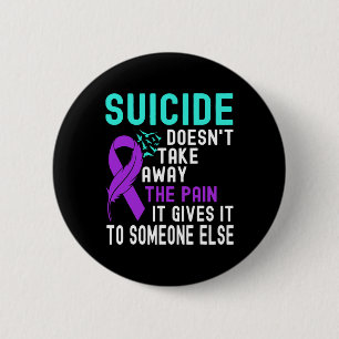 Macaron Rond 5 Cm Sensibilisation Santé mentale Prévention du suicid