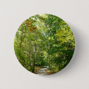 Macaron Rond 5 Cm Sentier boisé du centenaire à Ellicott City Nature