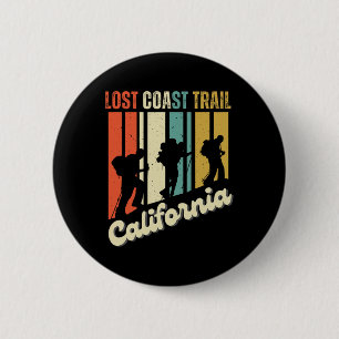 Macaron Rond 5 Cm Sentier Lost Coast Californie Randonnée Montagne R