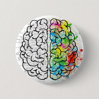 Macaron Rond 5 Cm série de cerveau