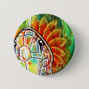 Macaron Rond 5 Cm Serpent Arc-en-ciel 