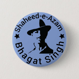 Macaron Rond 5 Cm Shaheed-e-Azam Bhagat Singh