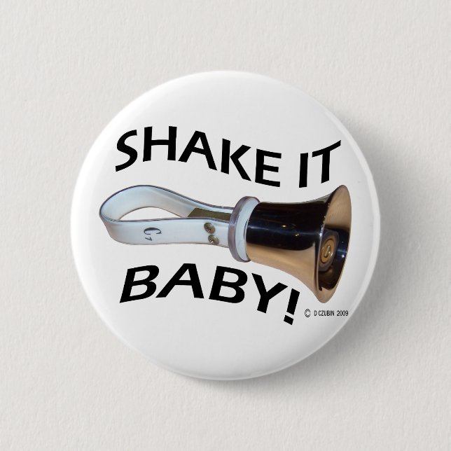 Macaron Rond 5 Cm Shake It Baby ! (Devant)
