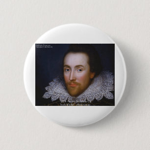 Macaron Rond 5 Cm Shakespeare "Such We Be" Wisdom Quote Gifts & Tees