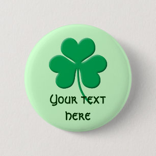 Macaron Rond 5 Cm Shamrock